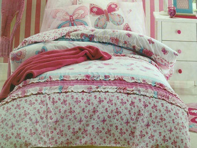 Butterfly Double Quilt Cover Set by Jiggle and Giggle