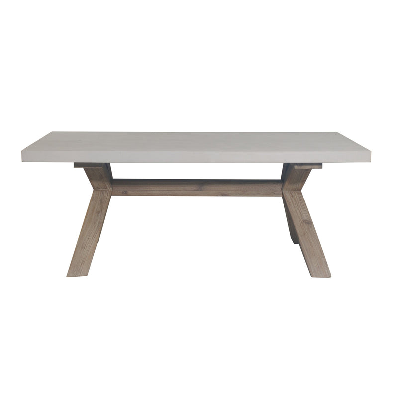 Byron Outdoor PolyCement Top Coffee Table White Payday Deals