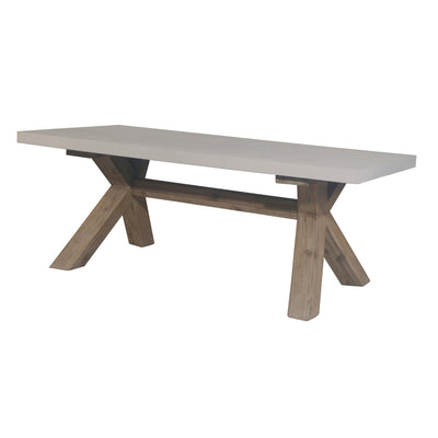 Byron Outdoor PolyCement Top Coffee Table White Payday Deals