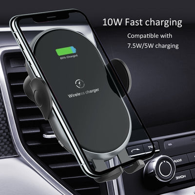 C366: Automatic Clamping Wireless Car Charger,with backlight Payday Deals