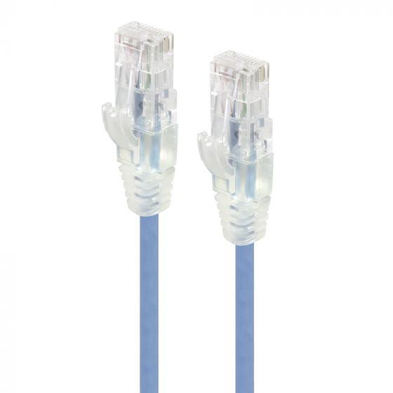 CAT6 28AWG BLUE PATCH LEAD 3M SLIM - Payday Deals