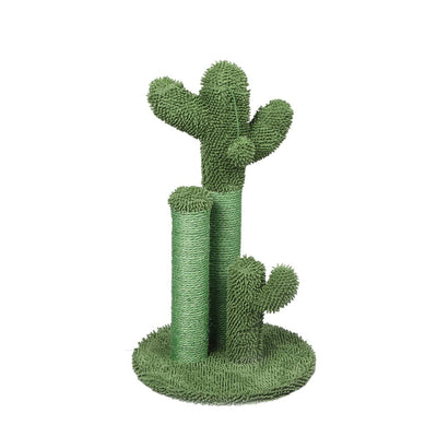 Cactus Cat Scratching Posts Pole Tree Kitten Climbing Scratcher Furniture Toys