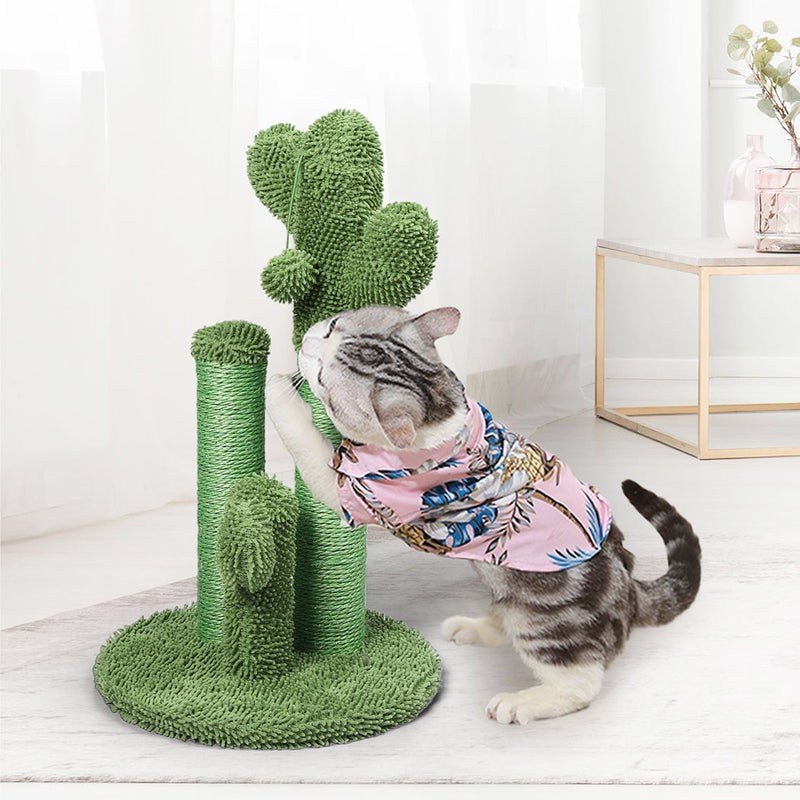 Cactus Cat Scratching Posts Pole Tree Kitten Climbing Scratcher Furniture Toys Payday Deals