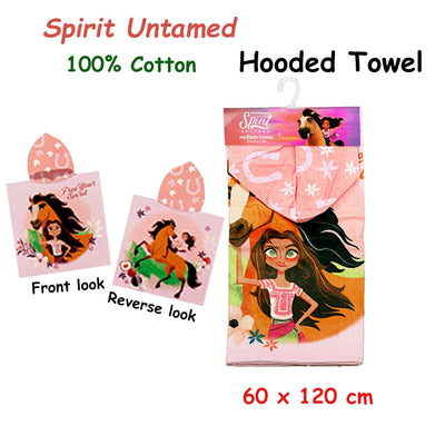 Caprice Spirit Untamed Cotton Hooded Licensed Towel 60 x 120 cm Payday Deals