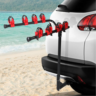 Car Bike Rack Carrier 4 Rear Mount Bicycle Foldable Hitch Mount Heavy Duty Payday Deals