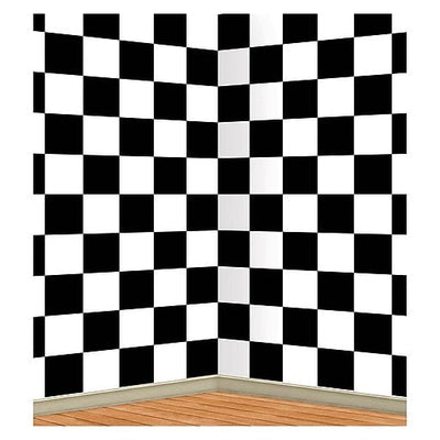 Car Racing Party Supplies Checkered Backdrop Insta Theme