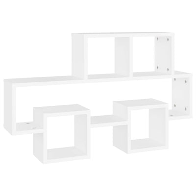 Car-shaped Wall Shelf White 82x15x51 cm Chipboard Payday Deals