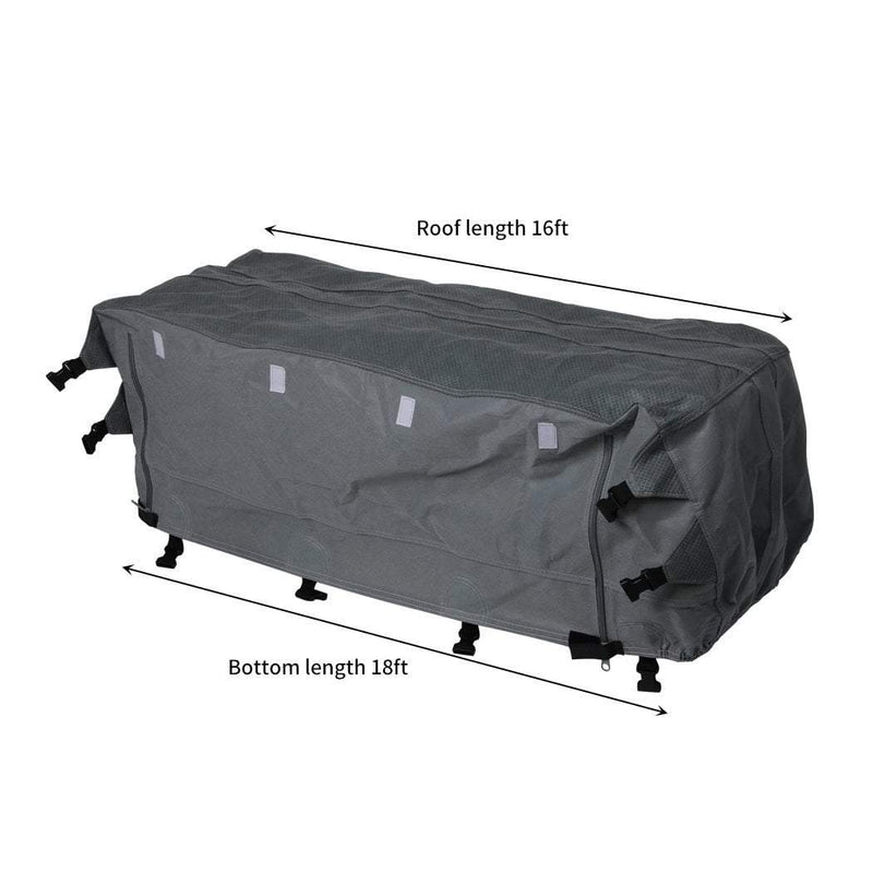 Caravan Covers Campervan 4 Layer Heavy Duty UV Waterproof Carry bag Covers M Grey Payday Deals
