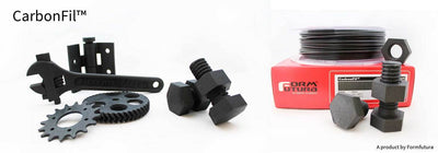 Carbon Fibre PETG Filament CarbonFil 1.75mm Black 2300 gram 3D Printer Filament Payday Deals