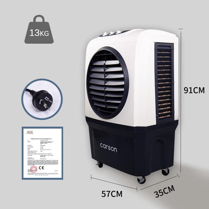 CARSON Air Cooler 4-in-1 Evaporative Portable Commercial Fan Industrial Workshop Payday Deals