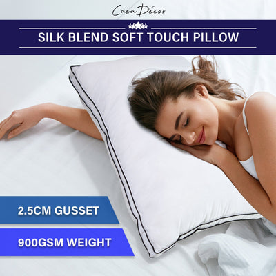 Casa Decor Silk Blend Pillow - Single Pack