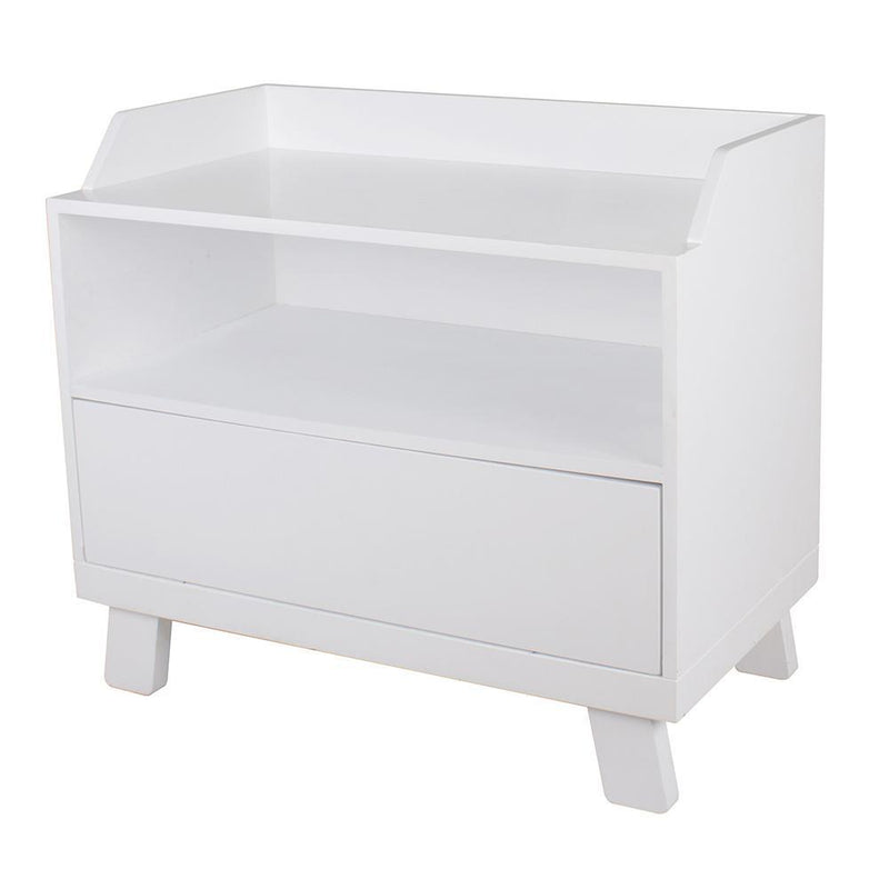 Casa Toy Box with Seat - White