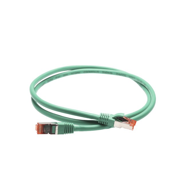 30m Cat 6A S/FTP LSZH Ethernet Network Cable. Green