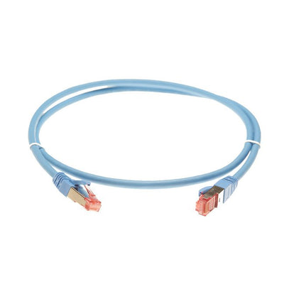 30m Cat 6A S/FTP LSZH Ethernet Network Cable. Blue