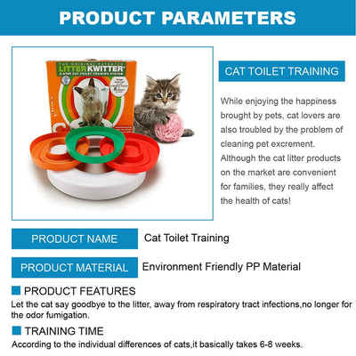 Cat Toilet Training System 3 Step Litter Kwitter Pet Training DVD Instruction Payday Deals
