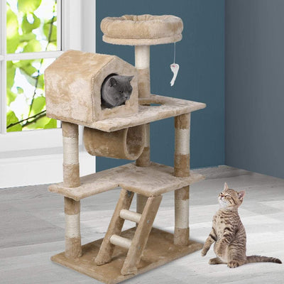 Cat Tree Tower Condo House Post Scratching Furniture Play Pet Activity Kitty Bed Payday Deals