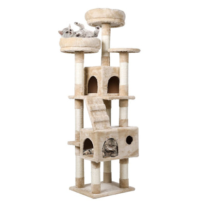 Cat Tree Tower Condo House Post Scratching Furniture Play Pet Activity Kitty Bed