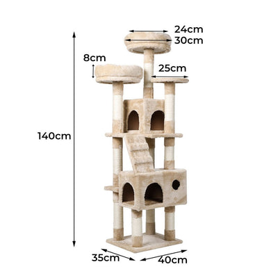 Cat Tree Tower Condo House Post Scratching Furniture Play Pet Activity Kitty Bed Payday Deals