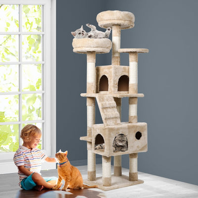 Cat Tree Tower Condo House Post Scratching Furniture Play Pet Activity Kitty Bed Payday Deals