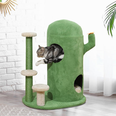 Cat Tree Tower Condo House Post Scratching Furniture Play Pet Activity Kitty Bed Payday Deals