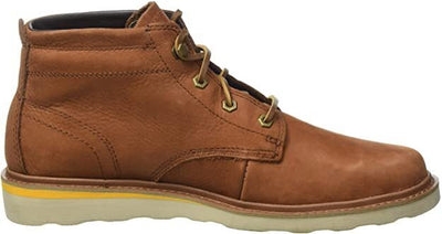 Caterpillar Men's Jackson Mid Leather Boots Shoes Chukka Desert CAT - Brown Payday Deals