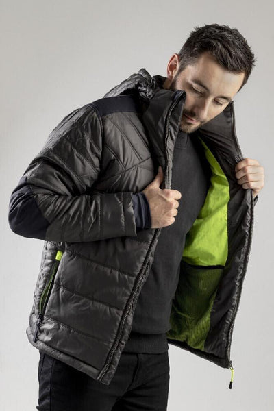Caterpillar Men's Triton Boreas Quilted Insulated Puffer Jacket - Dark Shadow Payday Deals