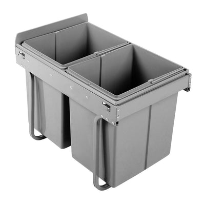 Cefito 2x20L Pull Out Bin - Grey Payday Deals