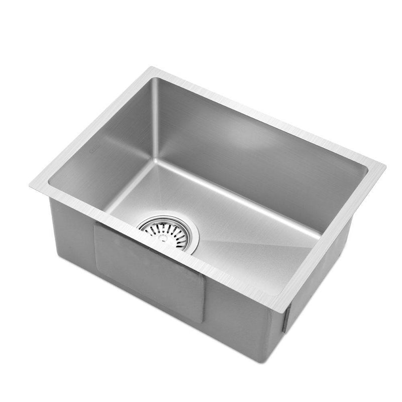 Cefito Stainless Steel Kitchen Sink 340X440MM Nano Under/Topmount Sinks Laundry Silver Payday Deals