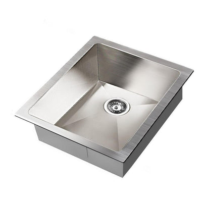 Cefito Stainless Steel Kitchen Sink 390X450MM Under/Topmount Sinks Laundry Bowl Silver Payday Deals