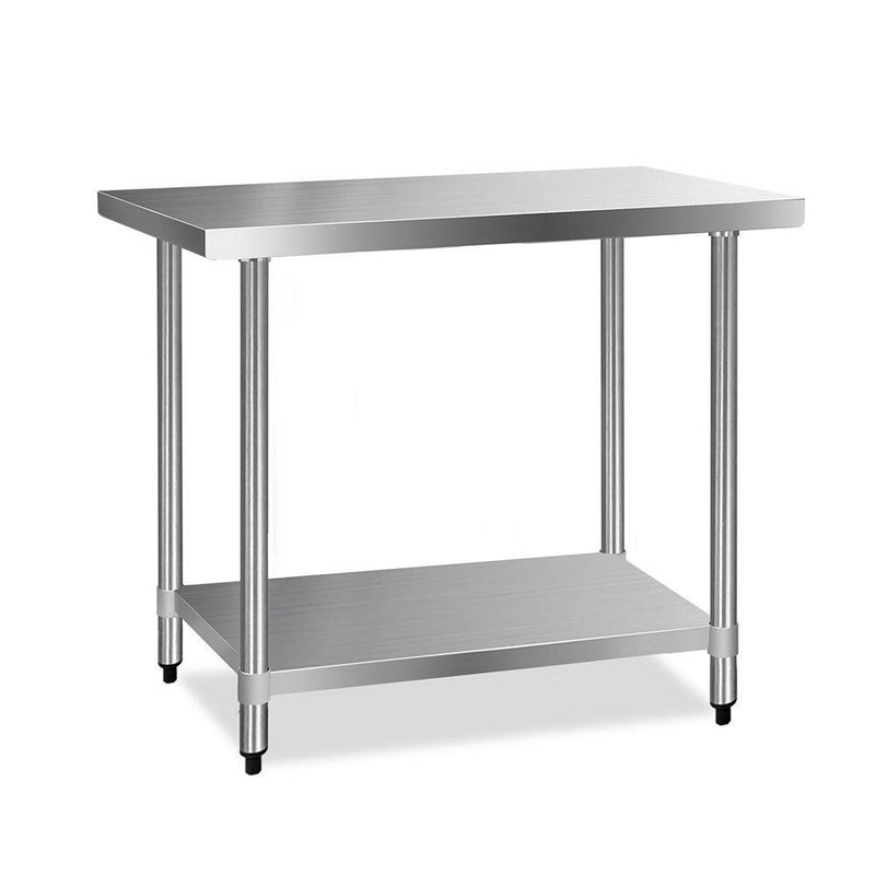 Cefito 610 x 1219mm Commercial Stainless Steel Kitchen Bench Payday Deals