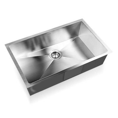 Cefito Stainless Steel Kitchen Sink 700X450MM Under/Topmount Sinks Laundry Bowl Silver Payday Deals