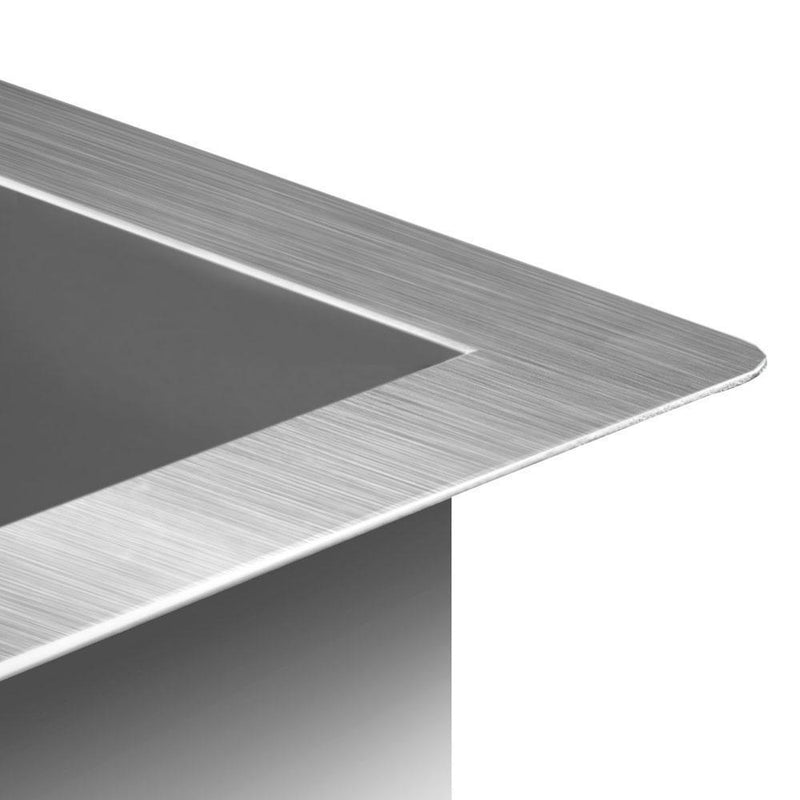 Cefito Stainless Steel Kitchen Sink 870X450MM Under/Topmount Sinks Laundry Bowl Silver Payday Deals
