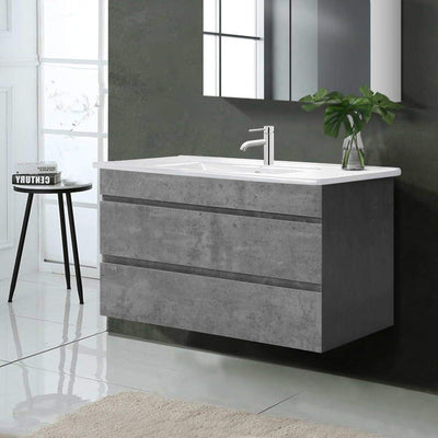 Cefito 900mm Bathroom Vanity Cabinet Basin Unit Sink Storage Wall Mounted Cement Payday Deals