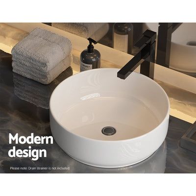 Cefito Bathroom Basin Ceramic Vanity Basin Above Counter White Hand Wash Payday Deals