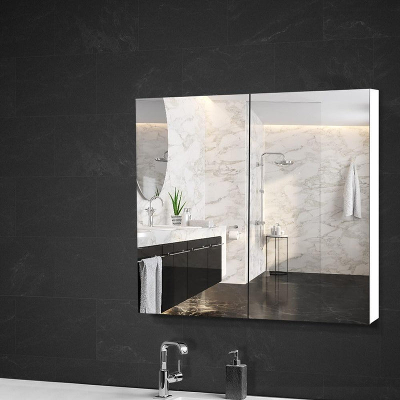 Cefito Bathroom Vanity Mirror with Storage Cabinet - White Payday Deals