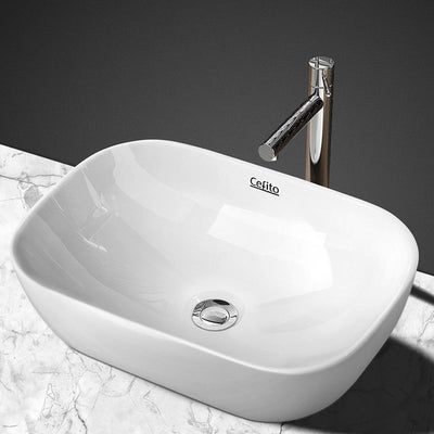 Cefito Ceramic Bathroom Basin Sink Vanity Above Counter Basins White Hand Wash Payday Deals