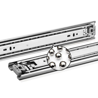 Cefito Heavy Duty 68KG Locking Drawer Slides Full Extension Ball Bearing 500mm Payday Deals