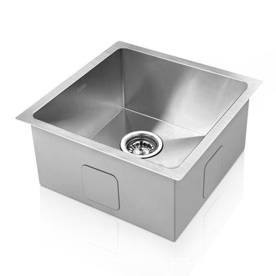 Cefito Stainless Steel Kitchen Sink 360X360MM Under/Topmount Sinks Laundry Bowl Silver Payday Deals