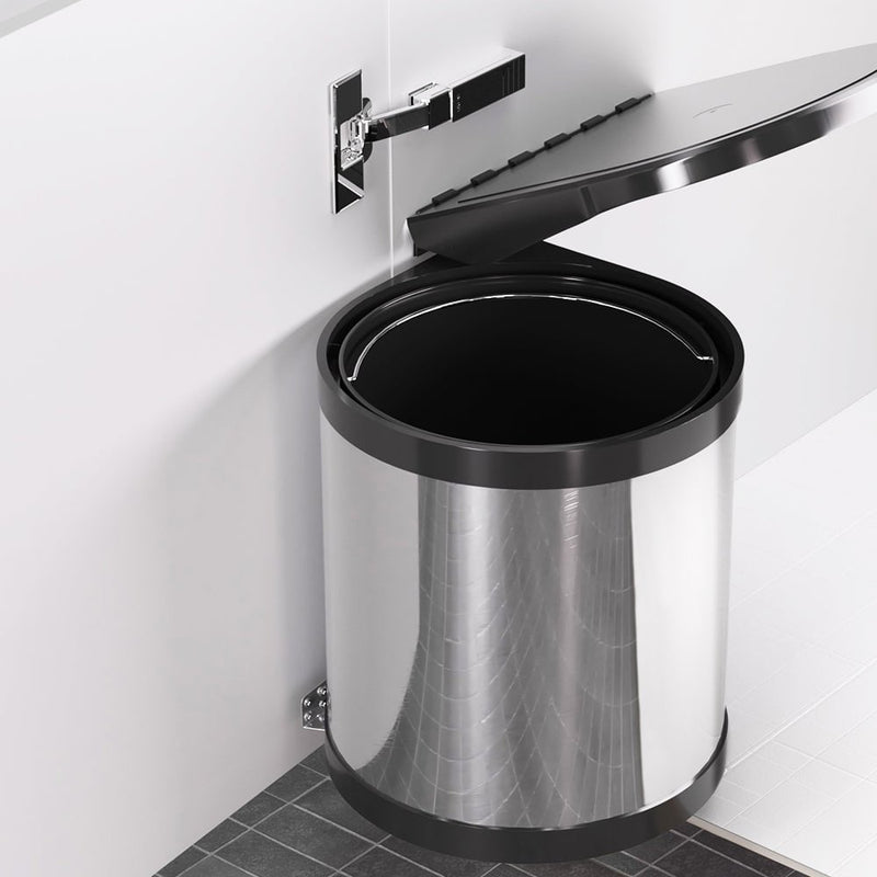 Cefito Kitchen Swing Out Pull Out Bin Stainless Steel Garbage Rubbish Can 12L Payday Deals