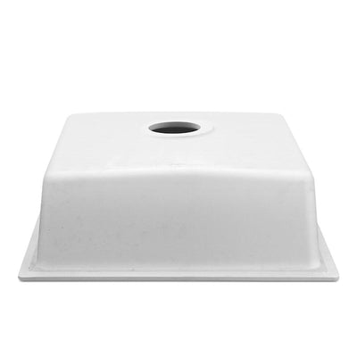 Cefito Stone Kitchen Sink 450X450MM Granite Under/Topmount Basin Bowl Laundry White Payday Deals