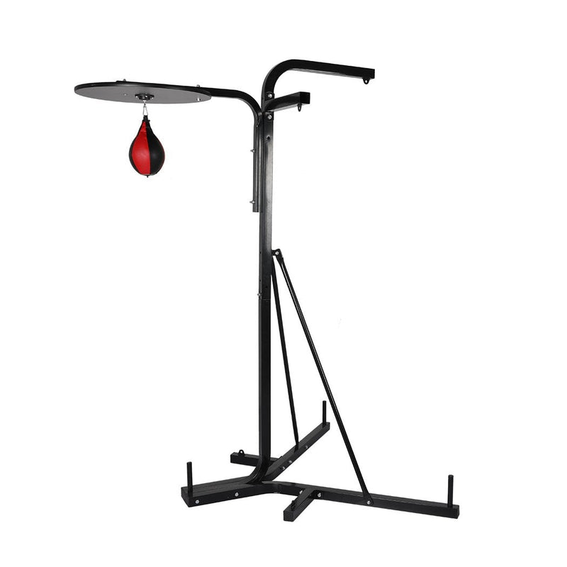 Centra Punching Bag Stand 3 Station Boxing Frame Sports Home Gym Training 227cm Payday Deals