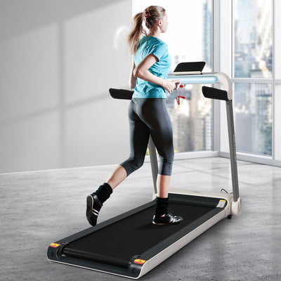 Centra Treadmill Electric Home Gym Exercise Machine Fitness Foldable LED Lightbelt Payday Deals