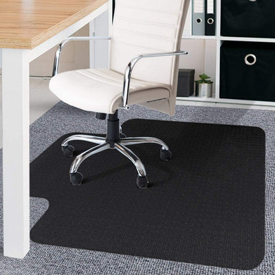 Chair Mat Carpet Hard Floor Protectors PVC Home Office Room Computer Work Mats Black