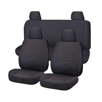 Challenger Canvas Seat Covers - For Nissan Frontier D40 Series Dual Cab (2006-2015)