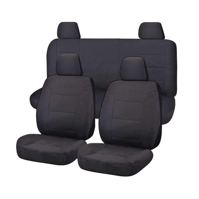 Challenger Canvas Seat Covers - For Nissan Frontier D40 Series Dual Cab (2006-2015) Payday Deals