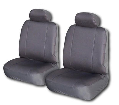 Challenger Canvas Seat Covers - For Nissan Frontier Single Cab (1997-2005)