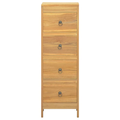 Chest of Drawers 30x30x90 cm Solid Wood Teak Payday Deals