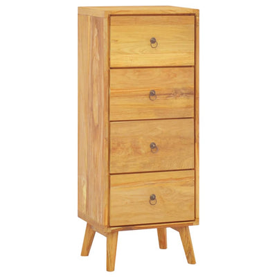 Chest of Drawers 40x30x100 cm Solid Wood Teak Payday Deals