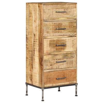 Chest of Drawers 45x35x106 cm Solid Mango Wood Payday Deals