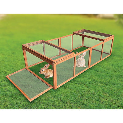 Chicken coop LARGE Run Guinea Pig Cage Villa Extension Rabbit hutch house pen Payday Deals